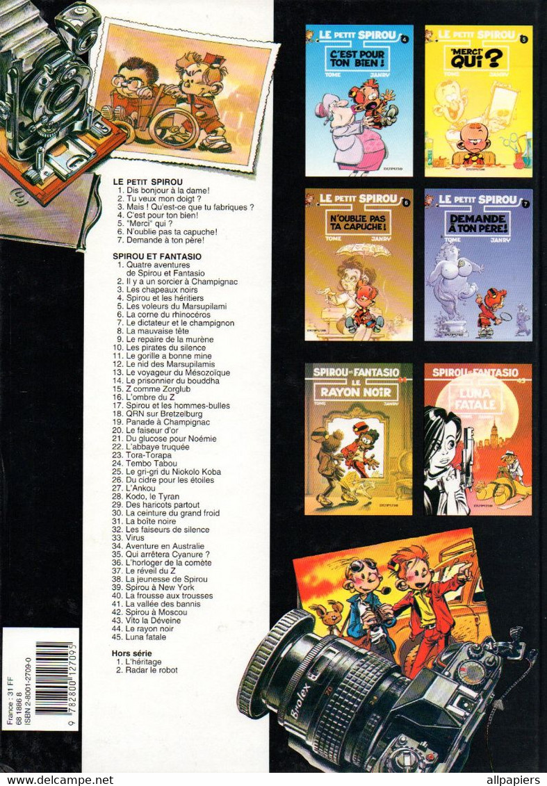 Le Petit Spirou 7 Demande à Ton Père Par Tome Et Janry - éditions Spéciale Dupuis De 1998 - Petit Spirou, Le