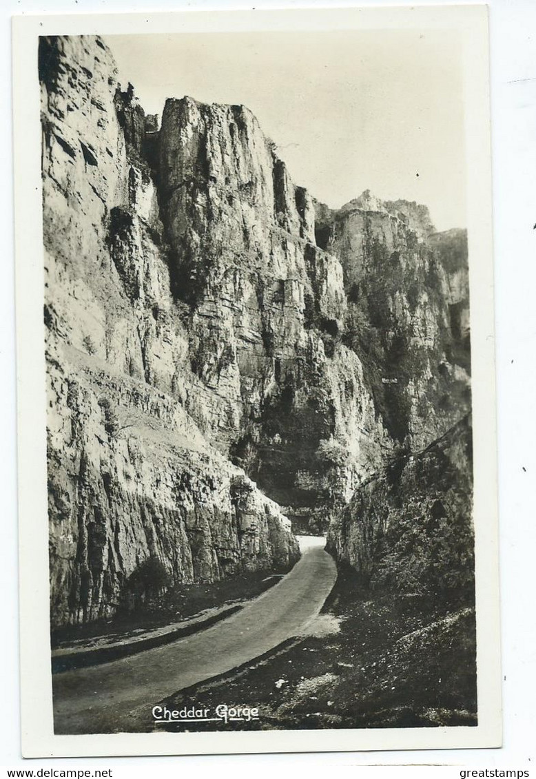 Postcard Rp Cheddar Gorge Unused Somerset - Cheddar