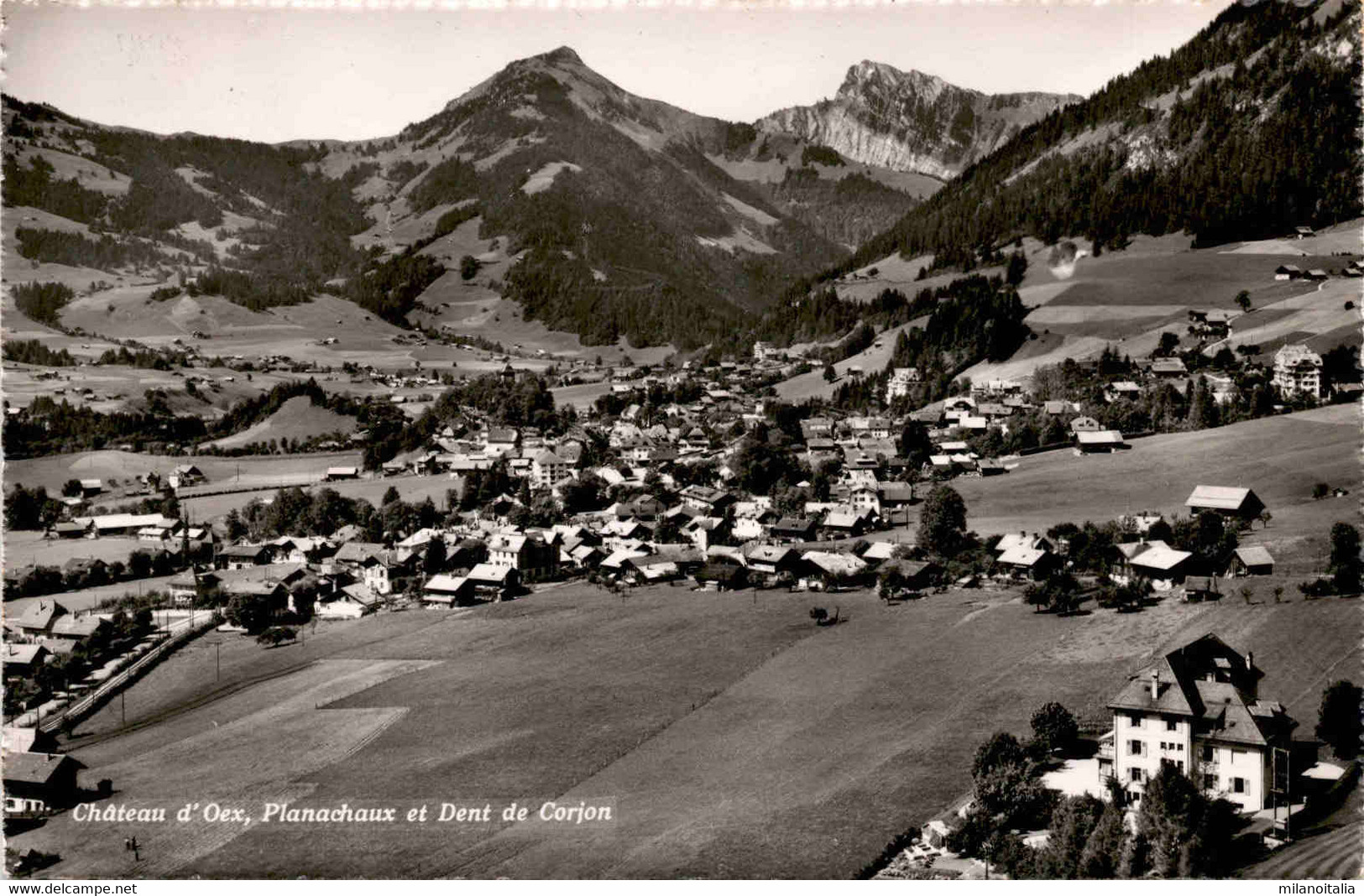 Chateau D'Oex, Planachaux Et Dent De Corjon (10234) - La Chaux