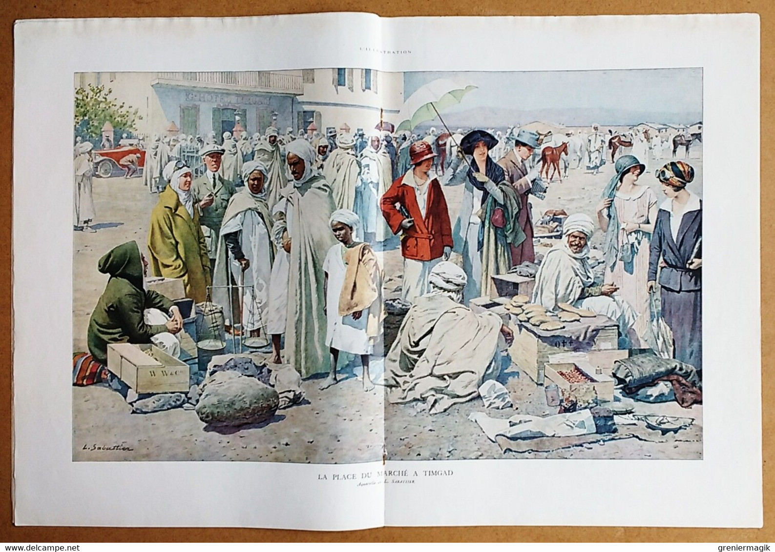 L'Illustration 4233 19/04/1924 Ferdinand et Marie de Roumanie en France/Algérie/Vizille/Notre-Dame de Chartres/Egypte