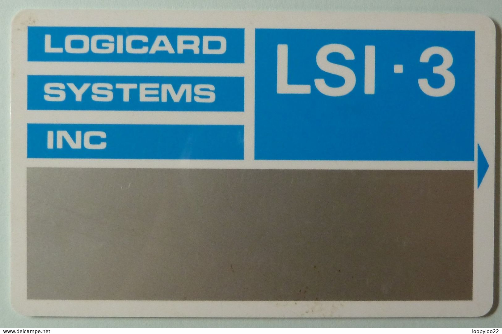 USA - Early Smart Card Demo - 1987 - LSI-3 - With Chip - RRR - Cartes à Puce