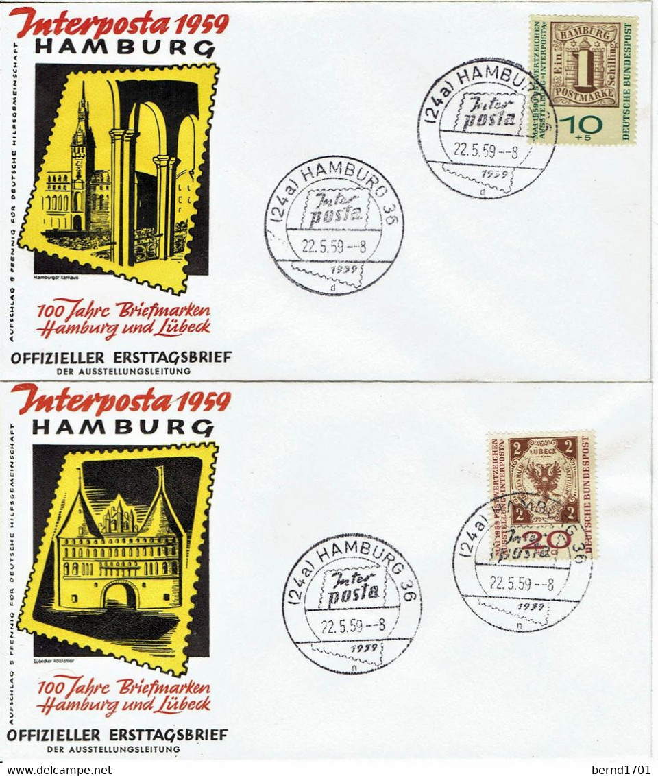 Germany - Mi-Nr 310/311a FDC (i252)- - 1948-1960