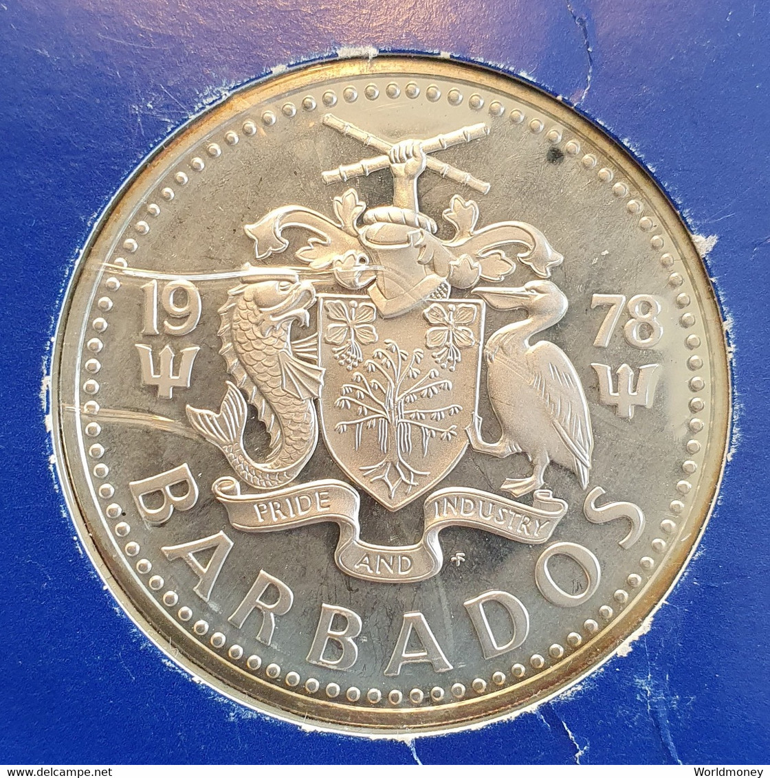 Barbados 10 Dollars 1978 Proof (silver) - Barbados