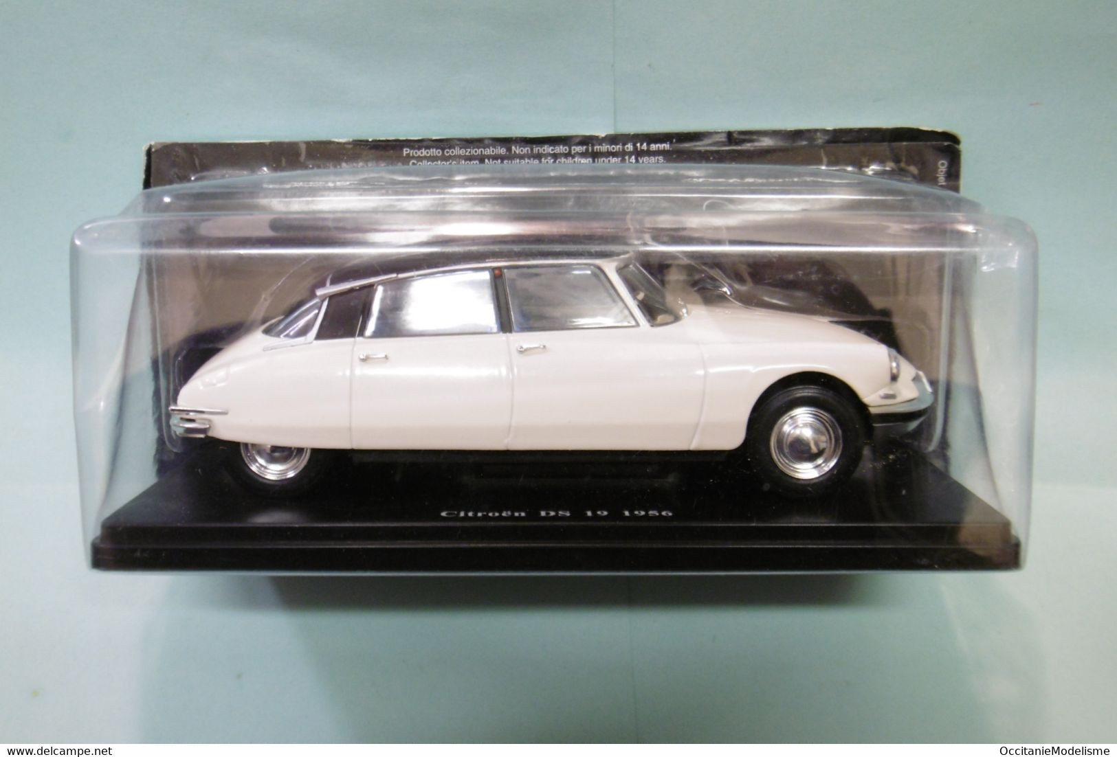 Ixo / Salvat - CITROEN DS 19 1956 Ivoire Neuf 1/24 - Autres & Non Classés