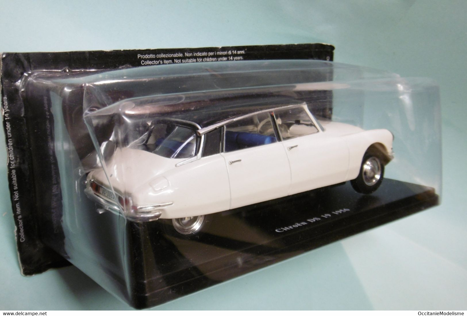 Ixo / Salvat - CITROEN DS 19 1956 Ivoire Neuf 1/24 - Autres & Non Classés