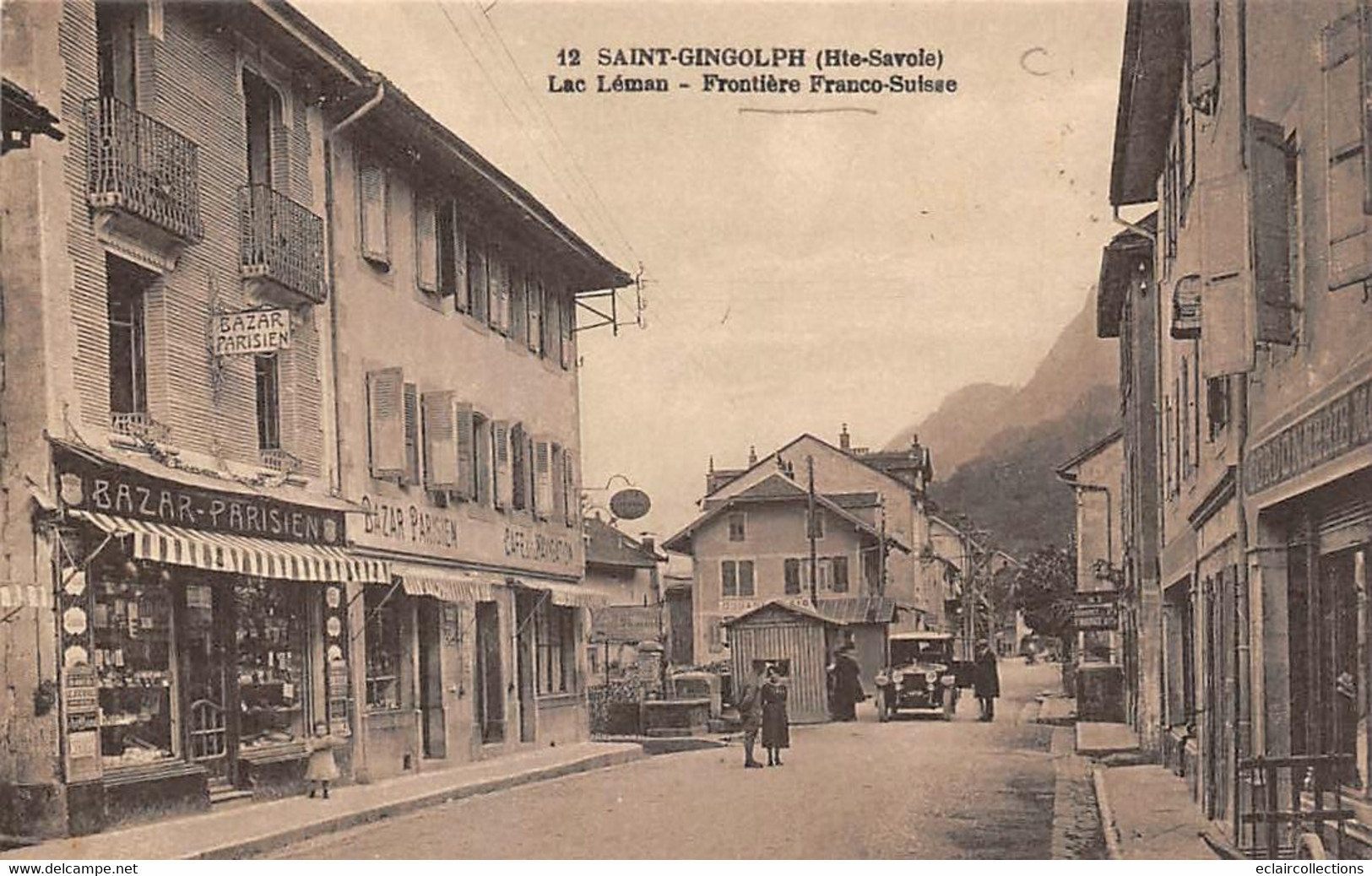 Saint Gingolph        74        Frontière Franco-Suisse      N° 12       (voir Scan) - Other & Unclassified