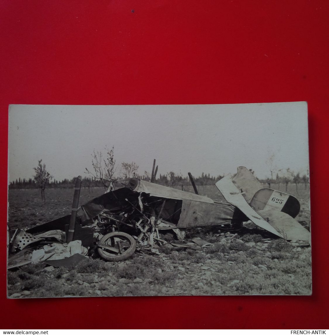 CARTE PHOTO AVION A IDENTIFIER ACCIDENT - Otros & Sin Clasificación