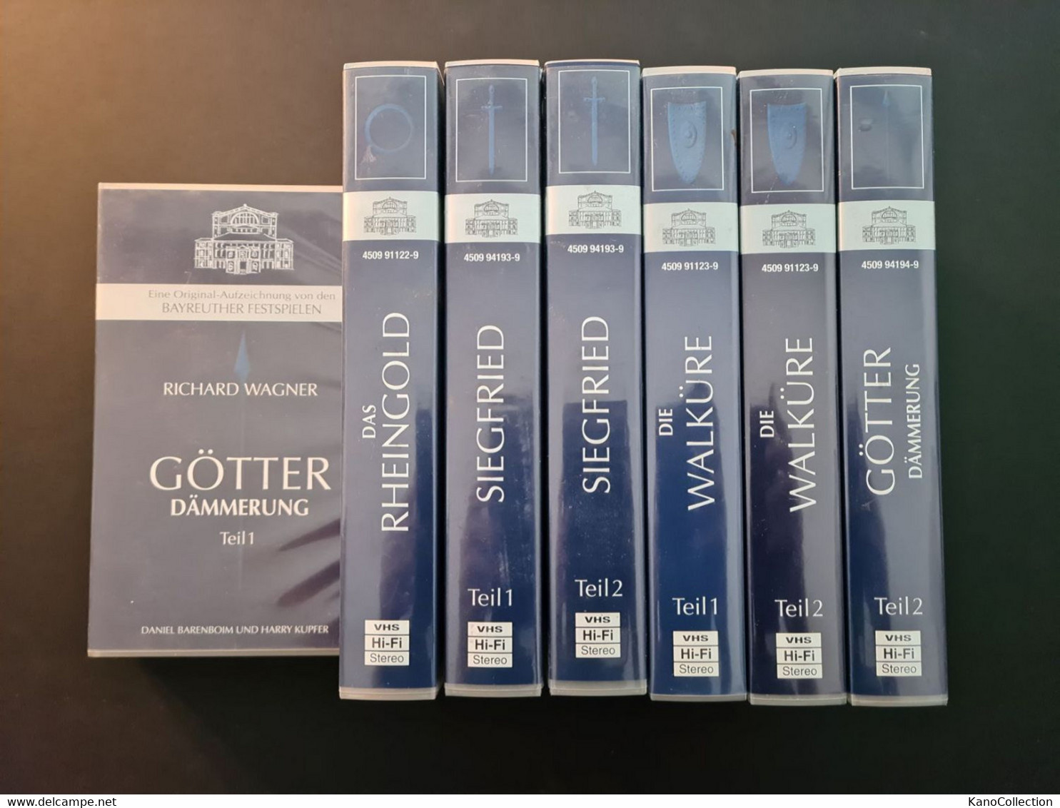Richard Wagner: Der Ring Des Nibelungen, Regie: Harry Kupfer, Musikal. Leitung: Daniel Barenboim, 7 VHS-Cas. - Concerto E Musica