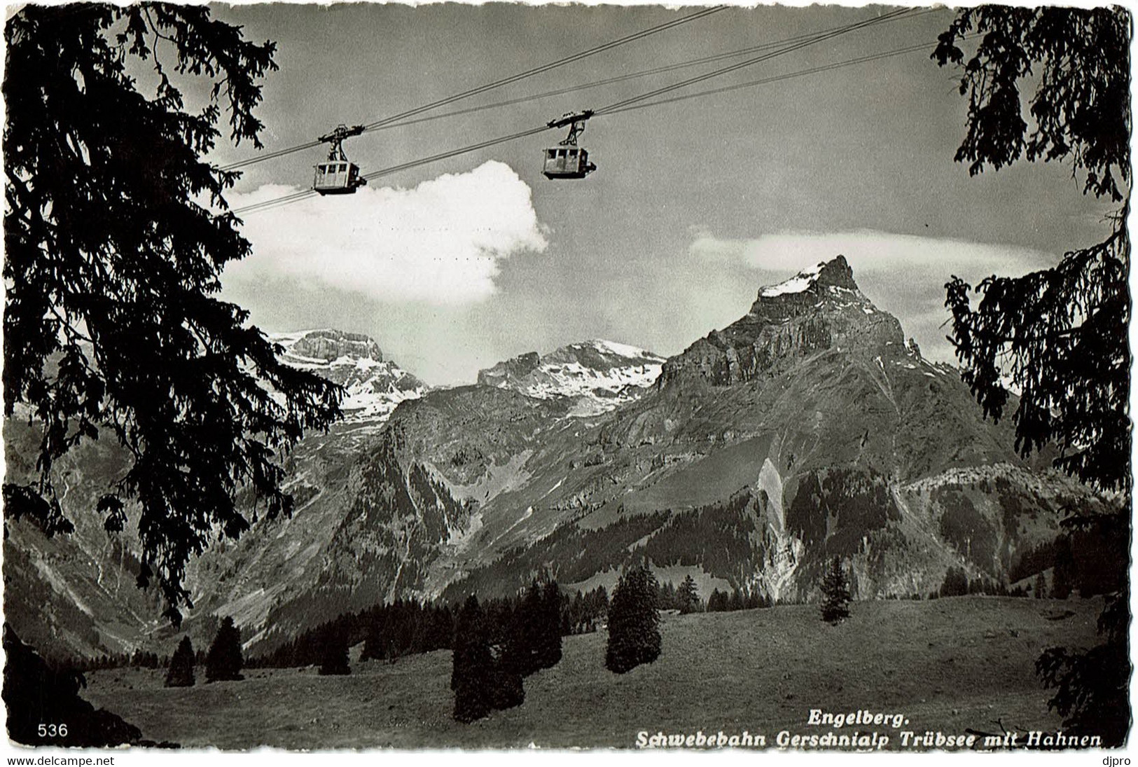 536 Engelberg/Schwebebahn Gerschnialp Trubsee Mit Hahnen - Trub