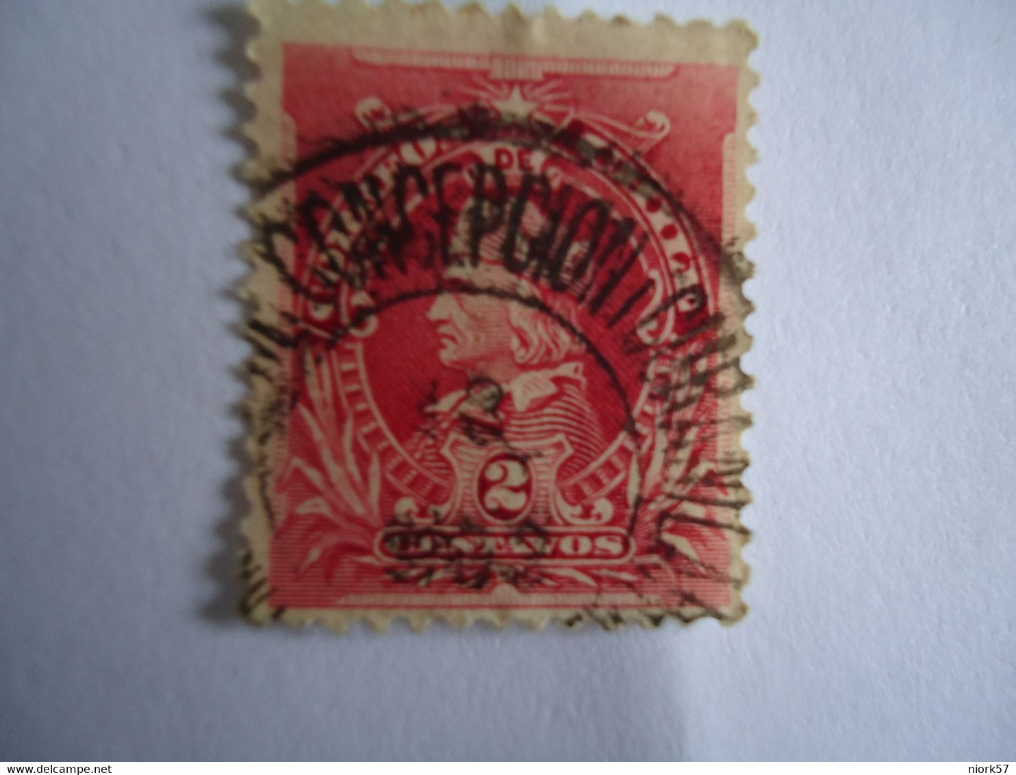 CHILE    USED   STAMPS  1901  WITH    POSTMARK - Cile