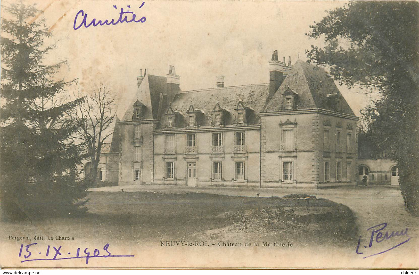 NEUVY LE ROI CHATEAU DE LA MARTINERIE - Neuvy-le-Roi