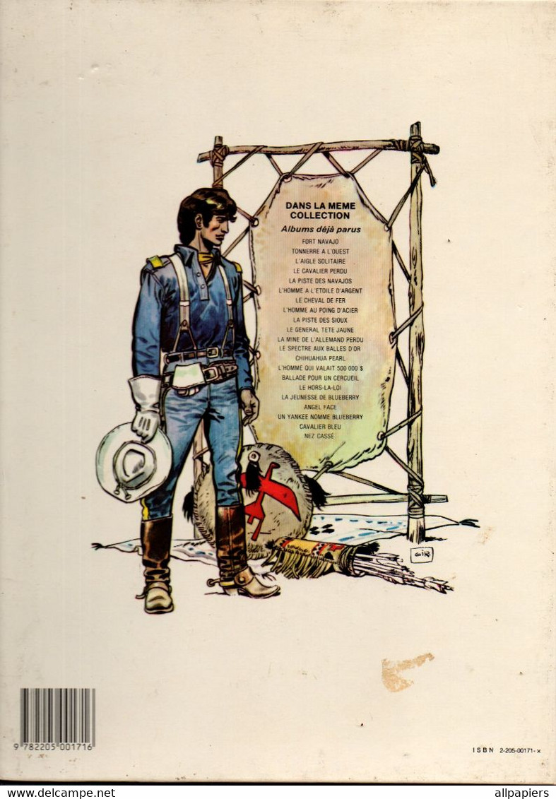 Fort Navajo Une Aventure Du Lieutenant Blueberry Tonnerre à L'ouest de Charlier Et Giraud - éditions Dargaud De 1988 - Blueberry