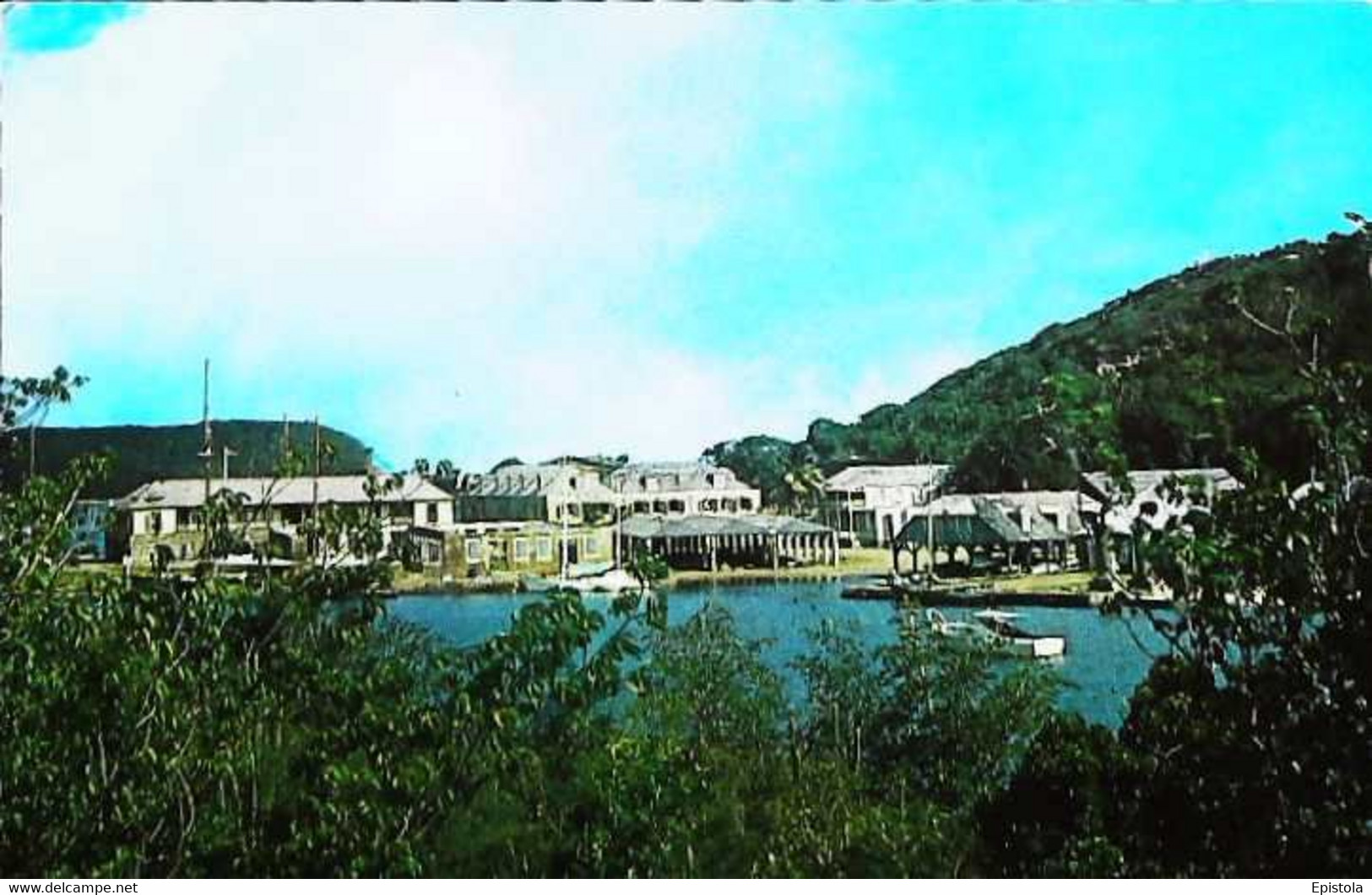 ►CPSM  1950  Antigua The Dockyard  West Indies - Antigua Y Barbuda