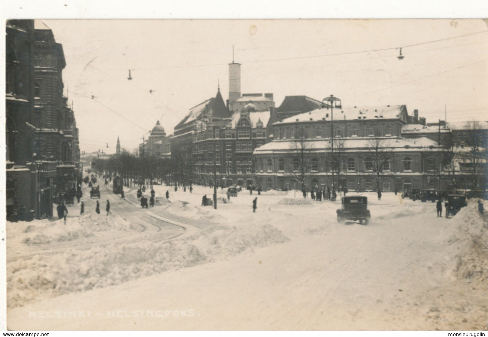 FINLANDE  )) CARTE PHOTO / HELSINKI - HELSINGFORS - Finlande