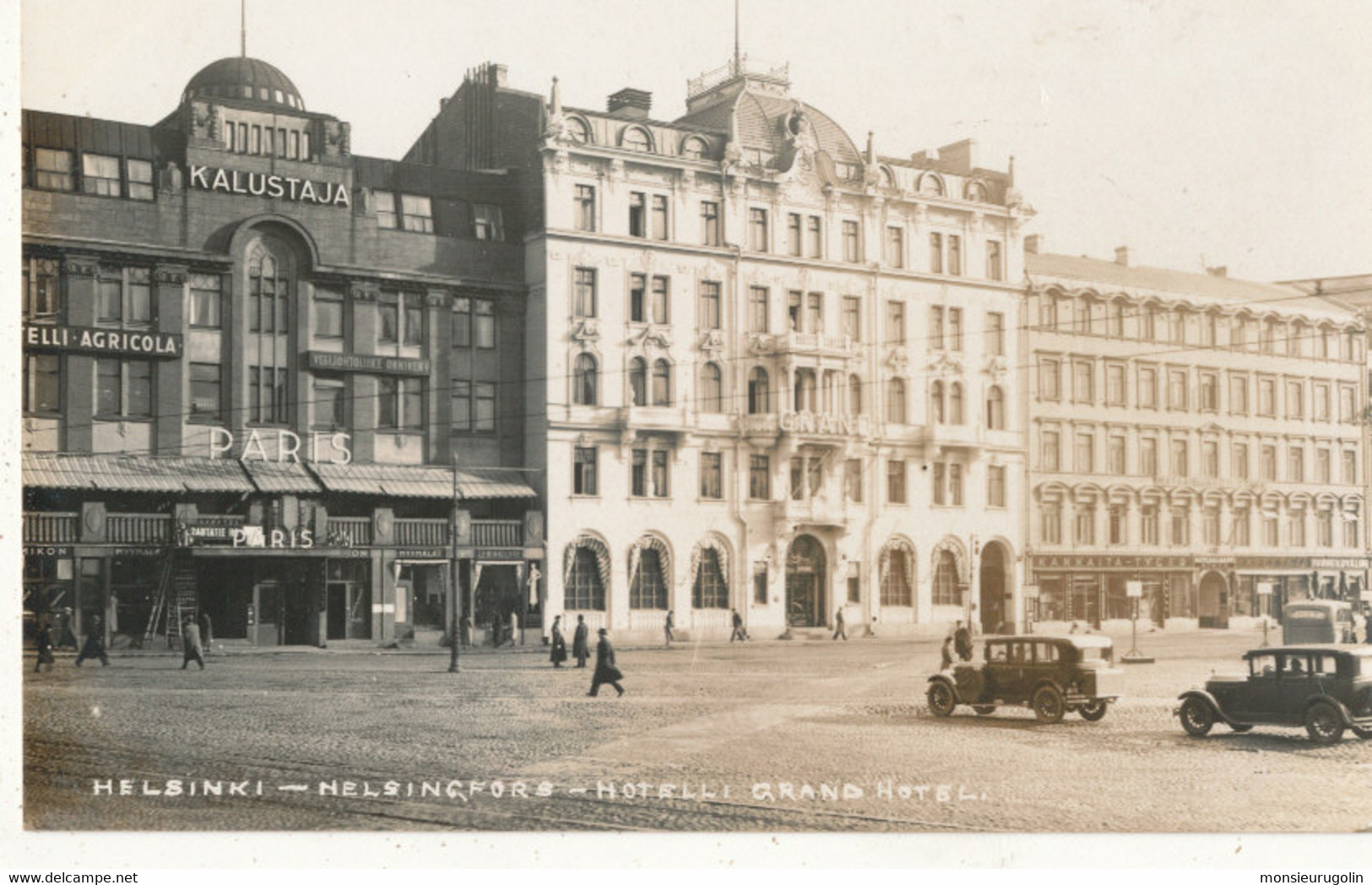 FINLANDE  )) CARTE PHOTO / HELSINKI - HELSINGFORS GRAND HOTEL - Finlande