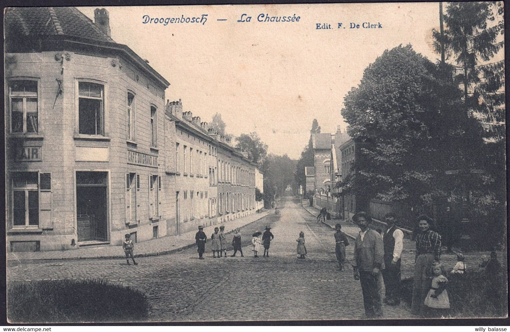 +++ CPA - DROGENBOS - DROOGENBOSCH - La Chaussée - Café Du Grand Air - Animée  // - Drogenbos