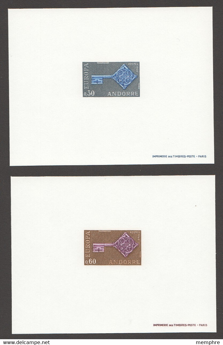 1968  Europa Epreuves De Luxe YV 188-9 - Other & Unclassified