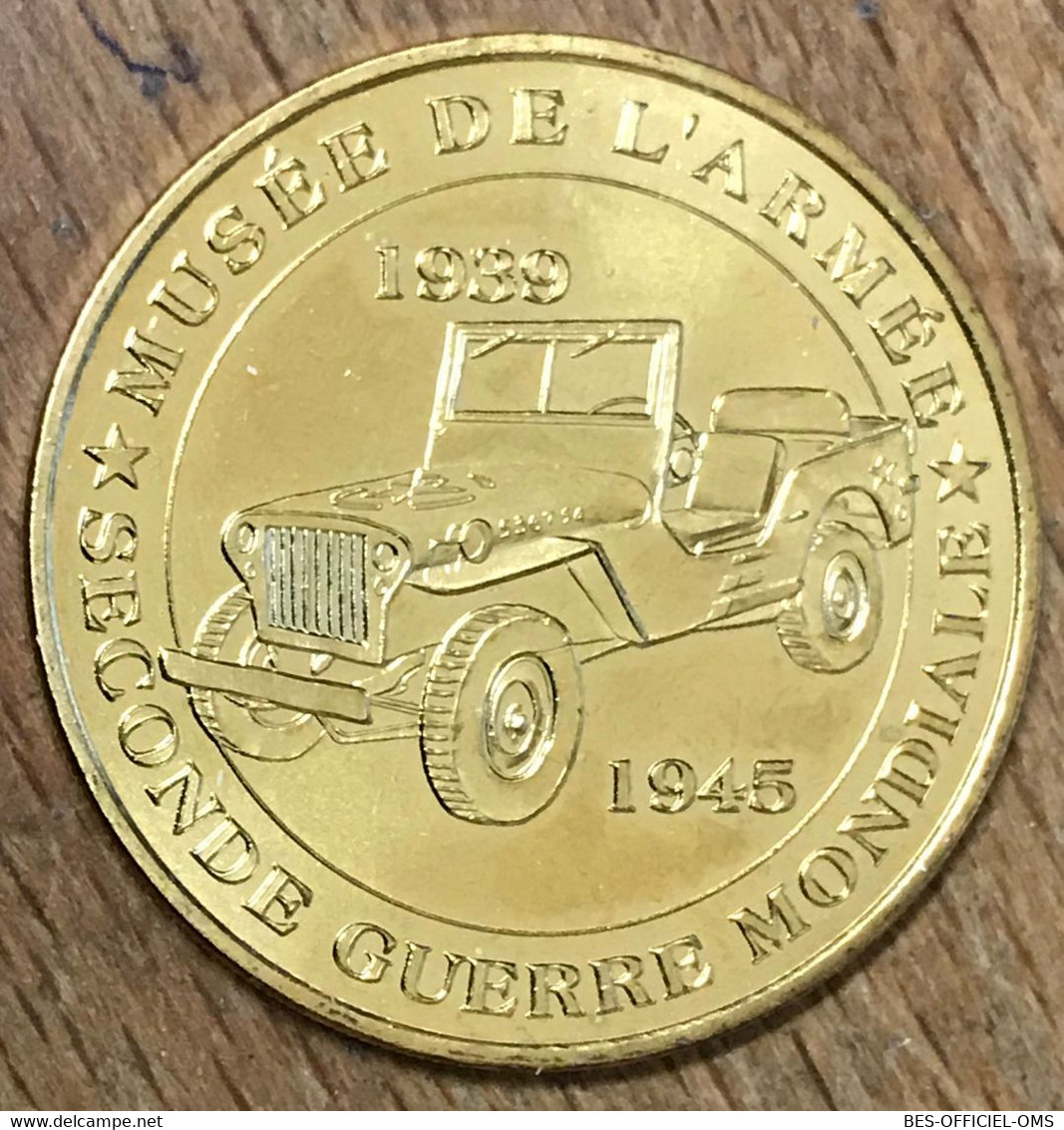 75007 PARIS MUSÉE DE L'ARMÉE JEEP WW MDP 2015 MÉDAILLE SOUVENIR MONNAIE DE PARIS JETON TOURISTIQUE MEDALS COINS TOKENS - 2015