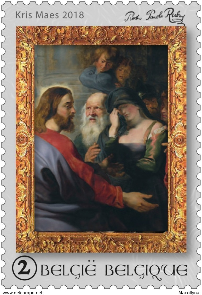 Blok 262** Peter Paul Rubens - 4765/69** Meesterlijke Schilders - Maîtres De La Peinture! België 2018 - Nuevos