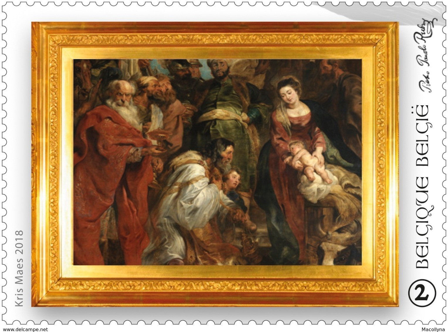 Blok 262** Peter Paul Rubens - 4765/69** Meesterlijke Schilders - Maîtres De La Peinture! België 2018 - Unused Stamps