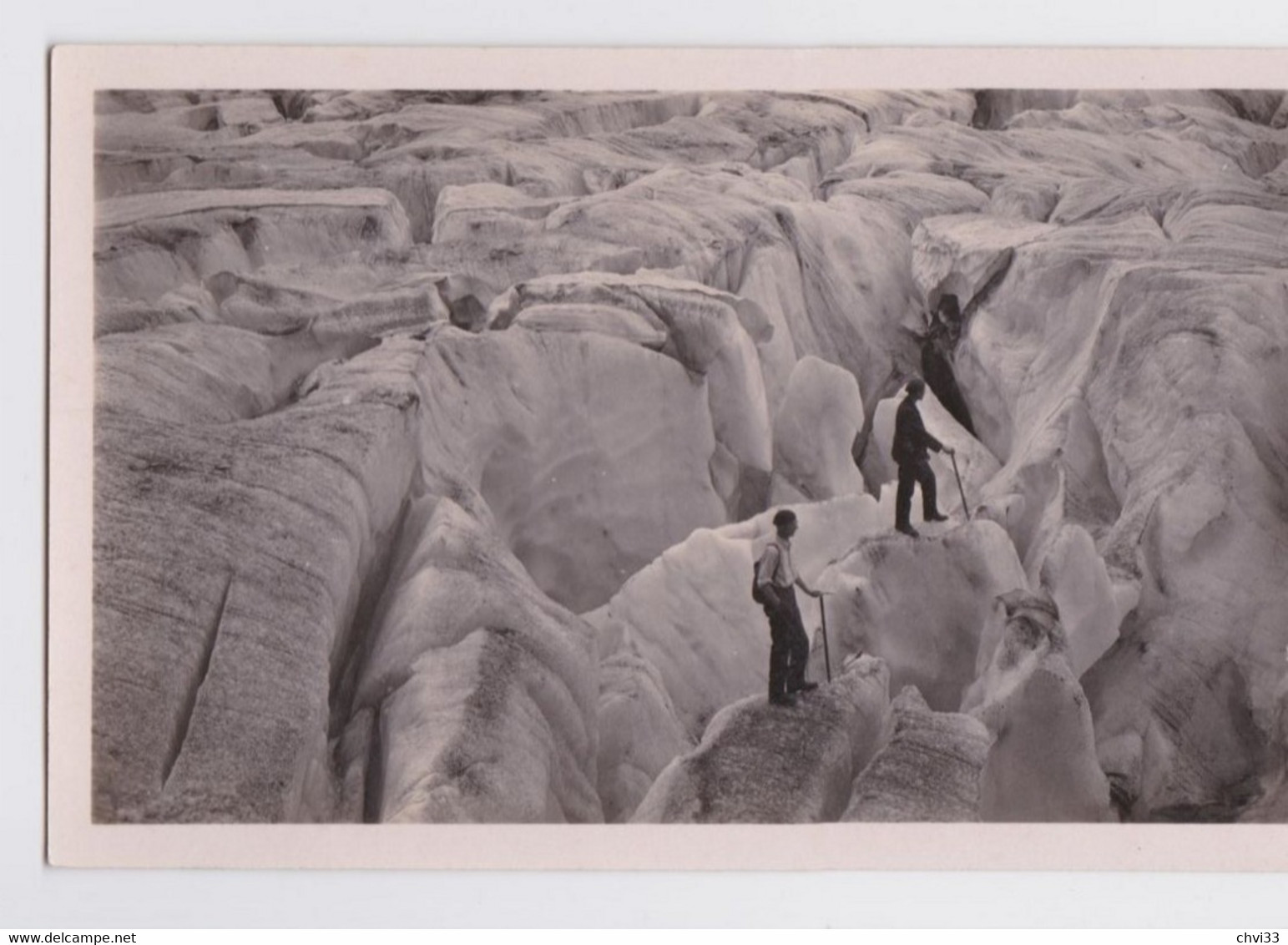 74 : Sur Le Glacier De Tré La Tête Crevasses - Contamine-sur-Arve