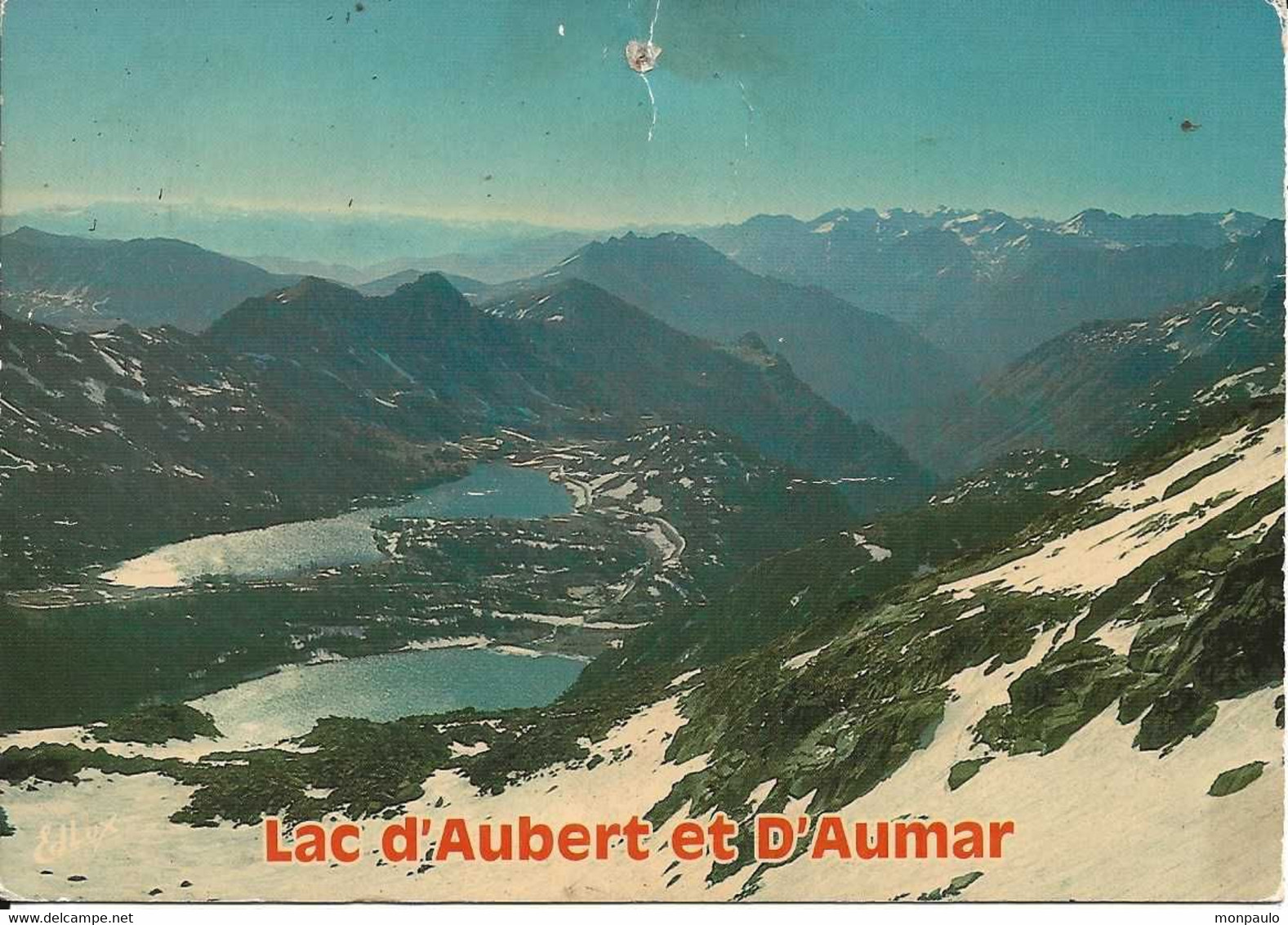 64. CPM. Hautes Pyrénées. Vieille Aure. Lacs D'Aubert Et D'Aumar - Vielle Aure