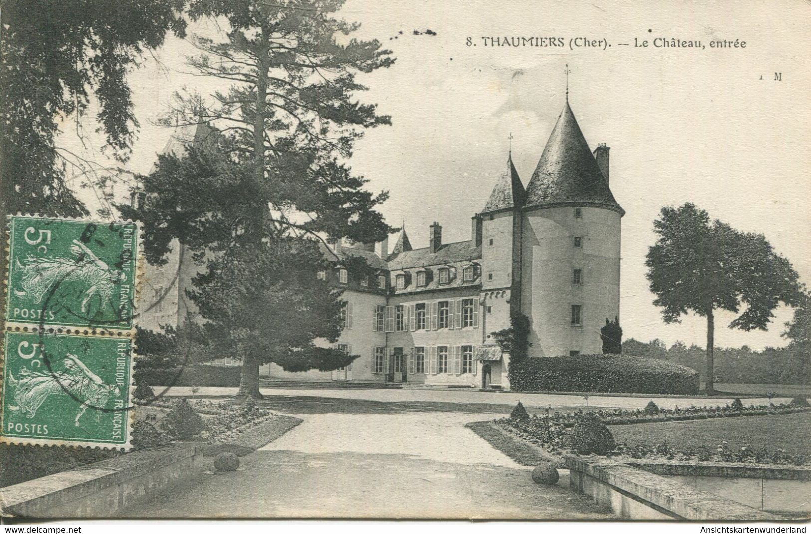 010617  Thaumiers - Le Château, Entrée  1909 - Thaumiers