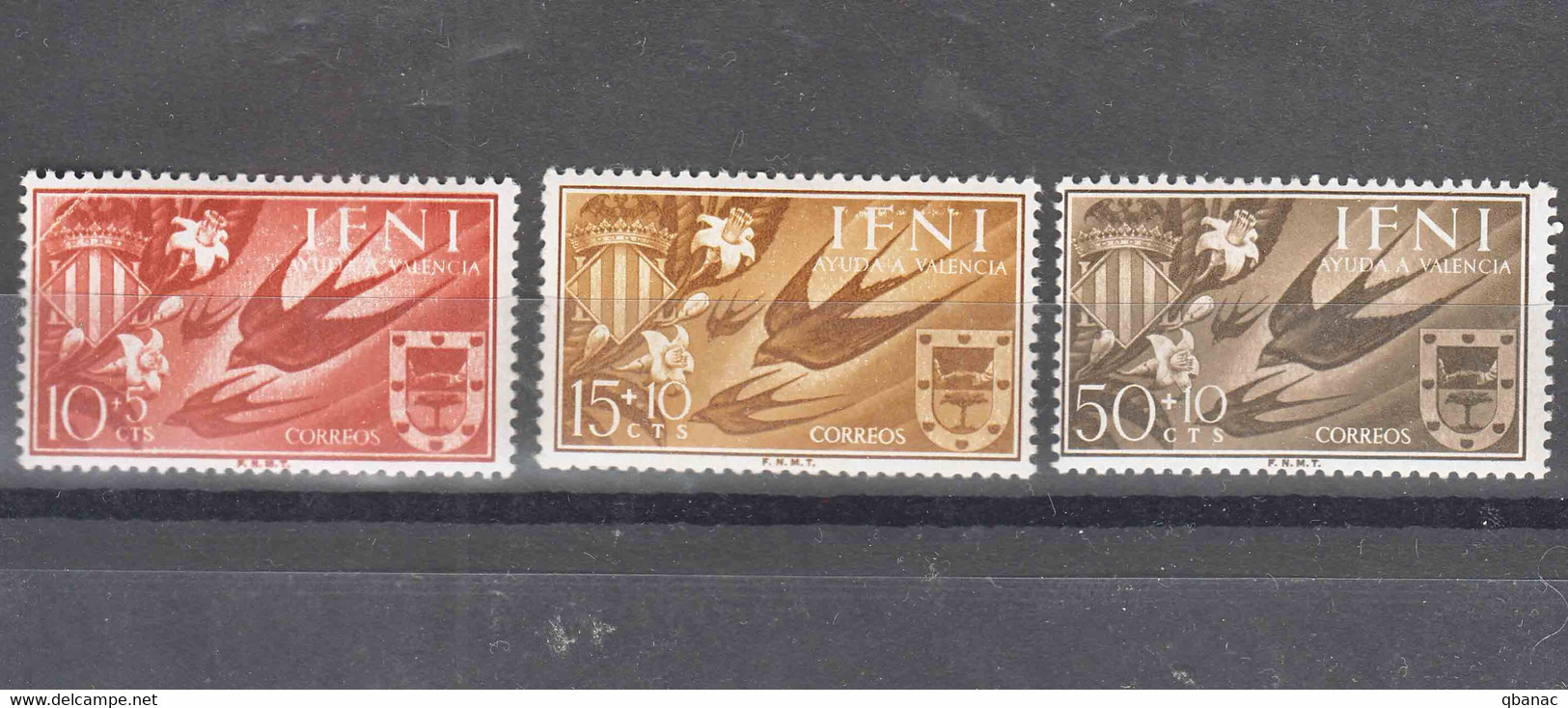 Ifni Animals Birds 1958 Edifil#142-144 Mint Never Hinged - Ifni