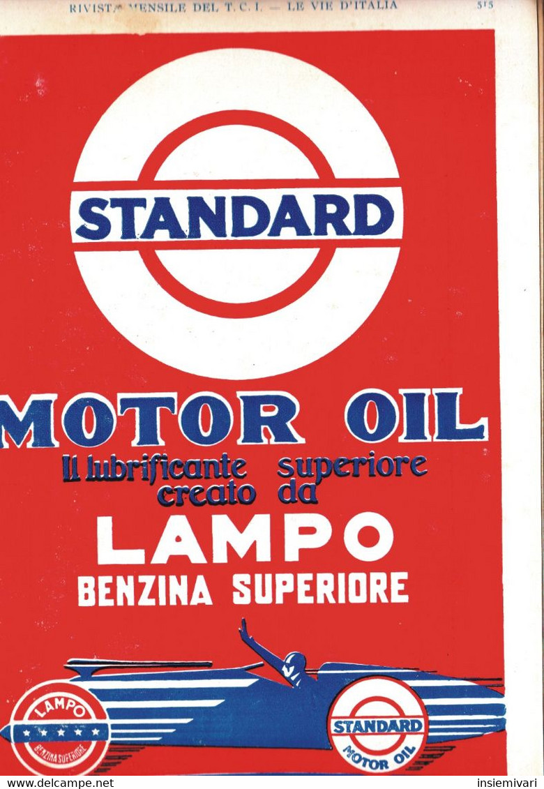 (pagine-pages)PUBBLICITA' BENZINA LAMPO   Le Vied'italia1928/06. - Other & Unclassified