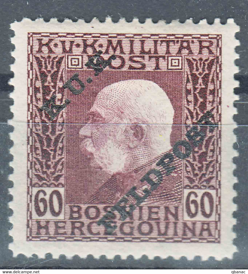 Austria Feldpost 1915 Mi#15 Mint Hinged - Nuovi