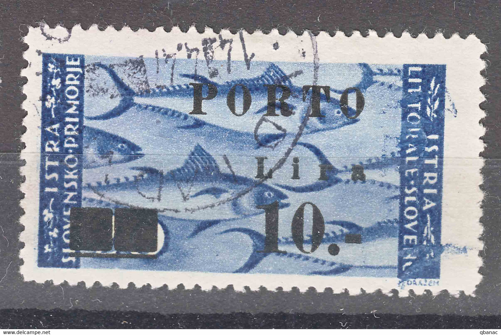 Istria Litorale Yugoslavia Occupation, Porto 1946 Sassone#17 Used - Yugoslavian Occ.: Istria