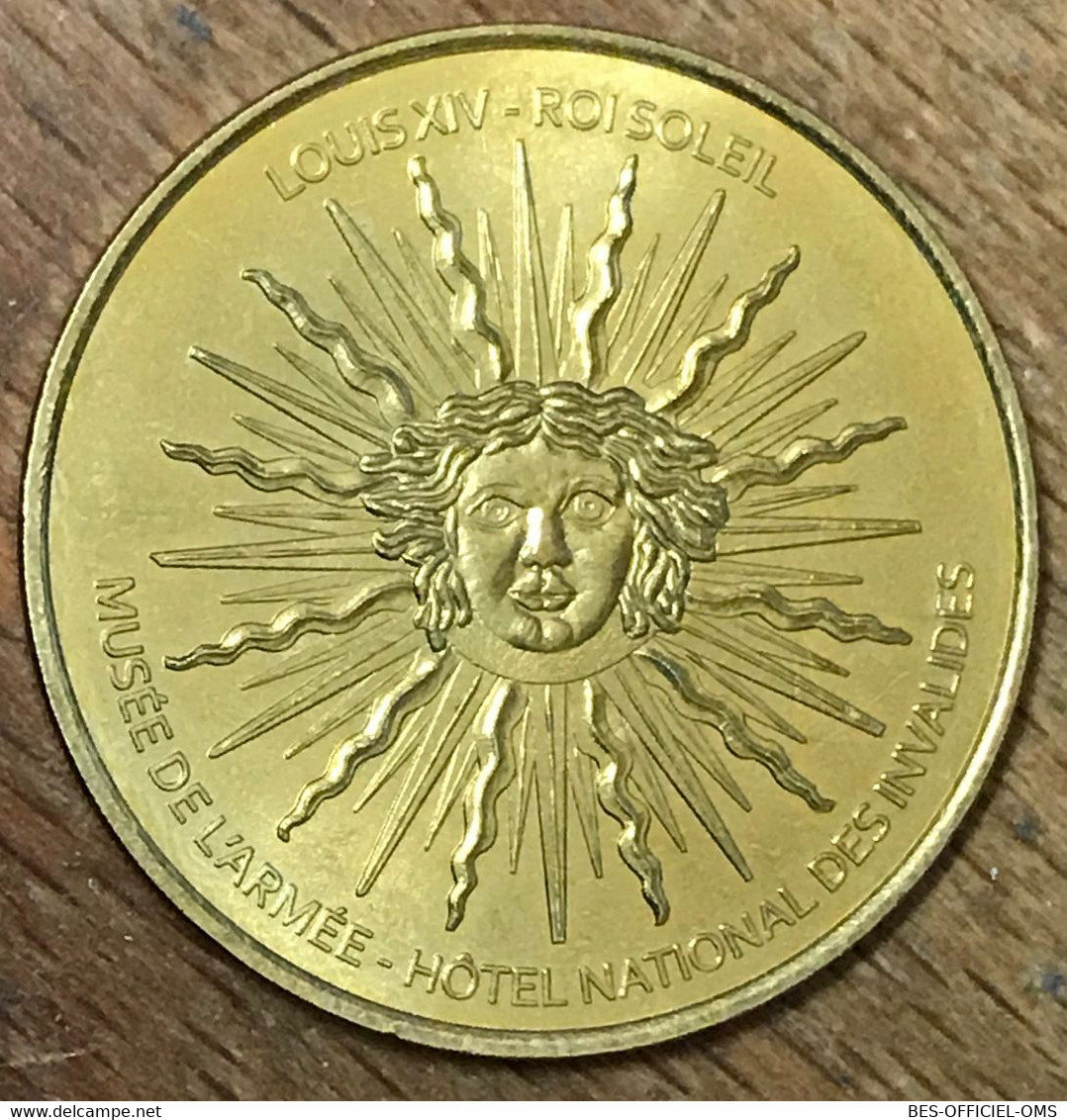 75007 PARIS LOUIS XIV ROI SOLEIL MDP 2014 MÉDAILLE MONNAIE DE PARIS JETON  TOURISTIQUE MEDALS COINS TOKENS