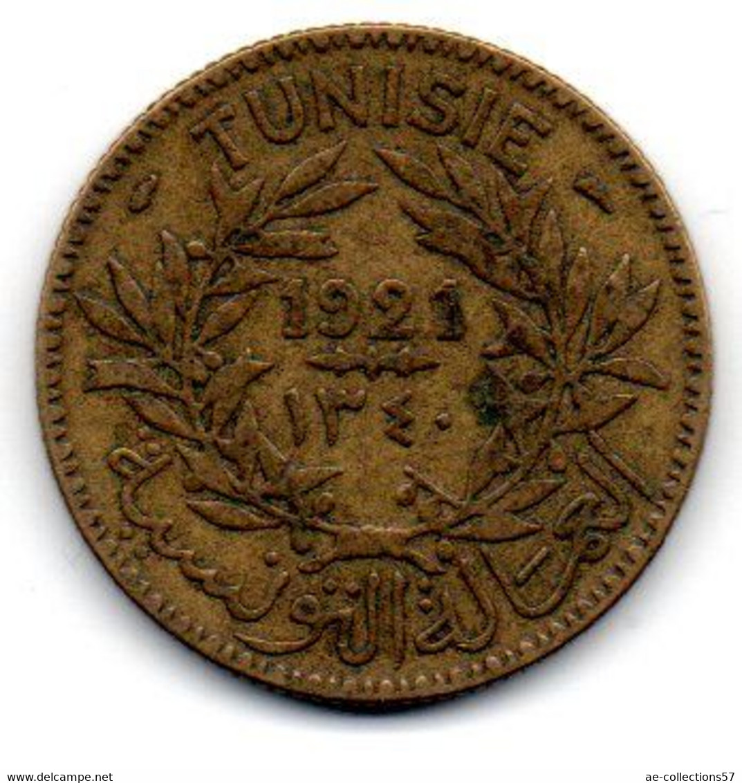 Tunisie -  2 Francs 1921 TB+ - Tunesien