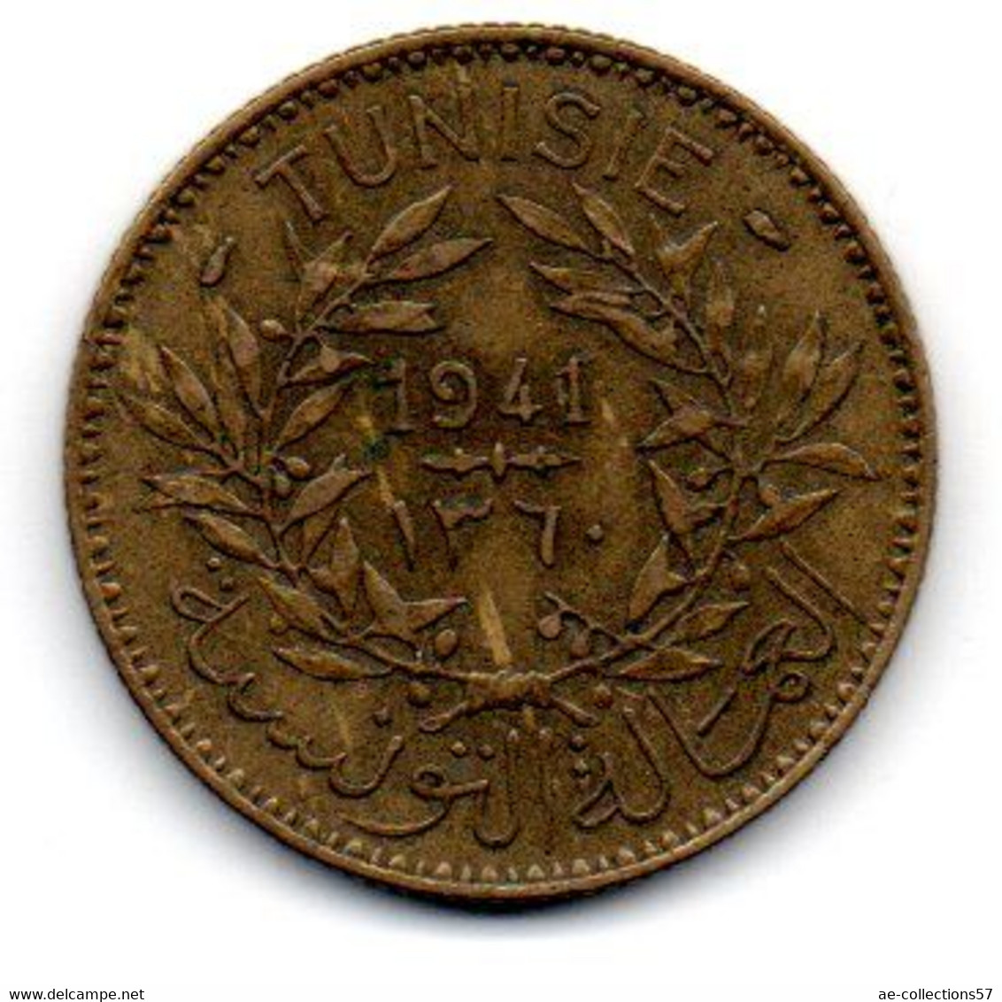 Tunisie -  2 Francs 1941 TTB - Tunisie