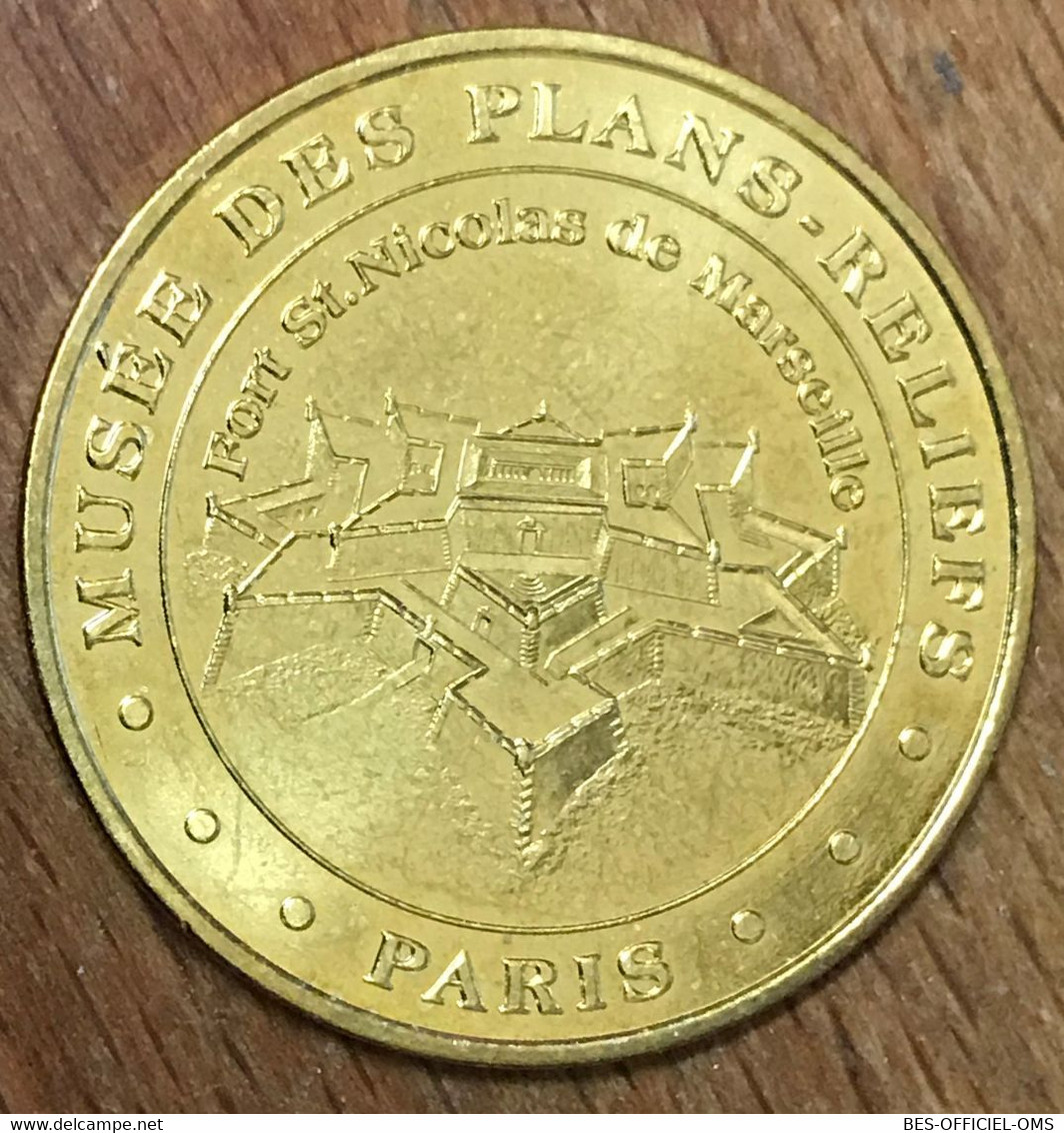 75007 PARIS MUSÉE DES PLANS RELIEFS MARSEILLE MDP 2015 MEDAILLE MONNAIE DE PARIS JETON TOURISTIQUE MEDALS COINS TOKENS - 2015