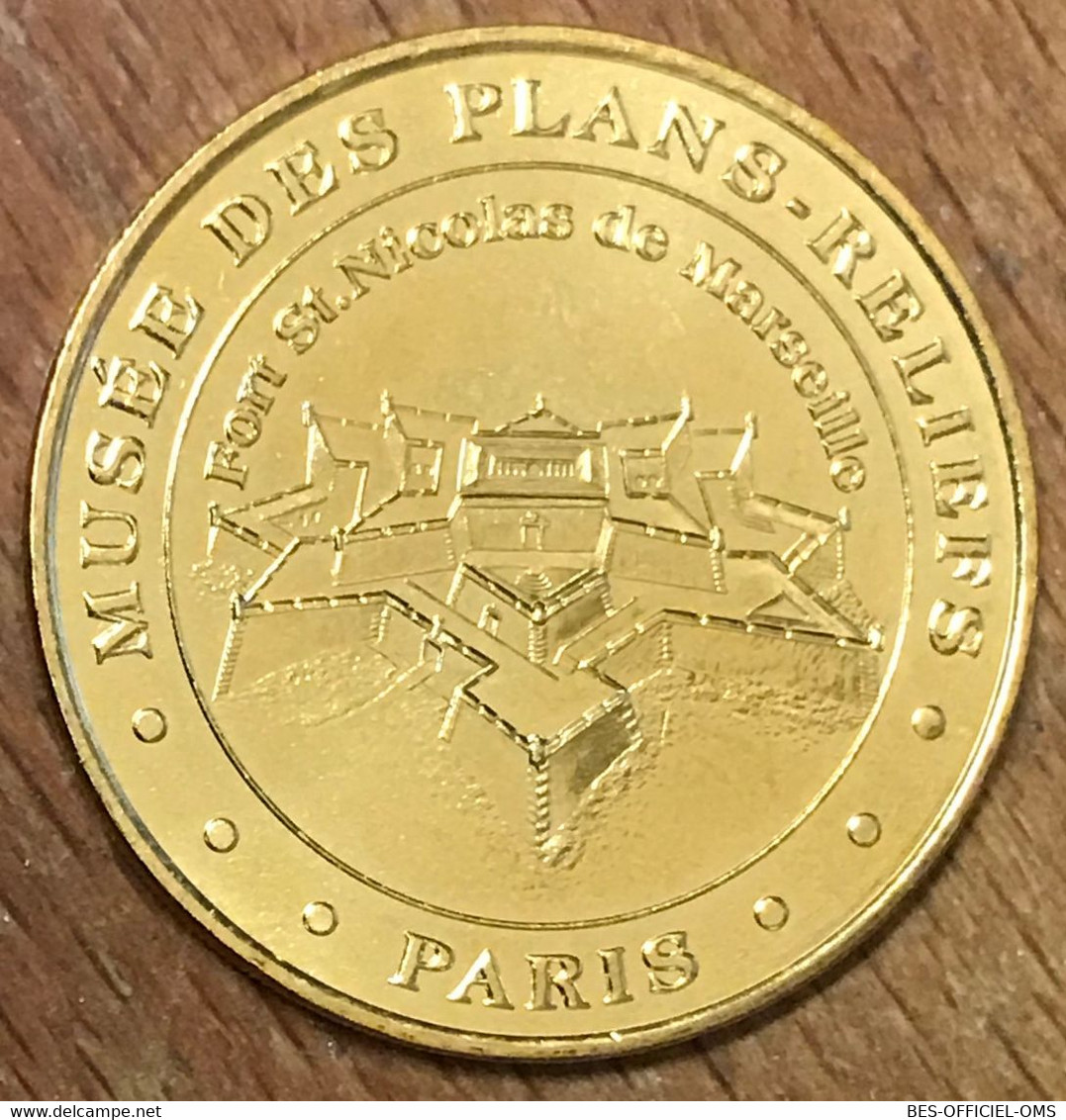75007 PARIS MUSÉE DES PLANS RELIEFS MARSEILLE MDP 2018 MEDAILLE MONNAIE DE PARIS JETON TOURISTIQUE MEDALS COINS TOKENS - 2018
