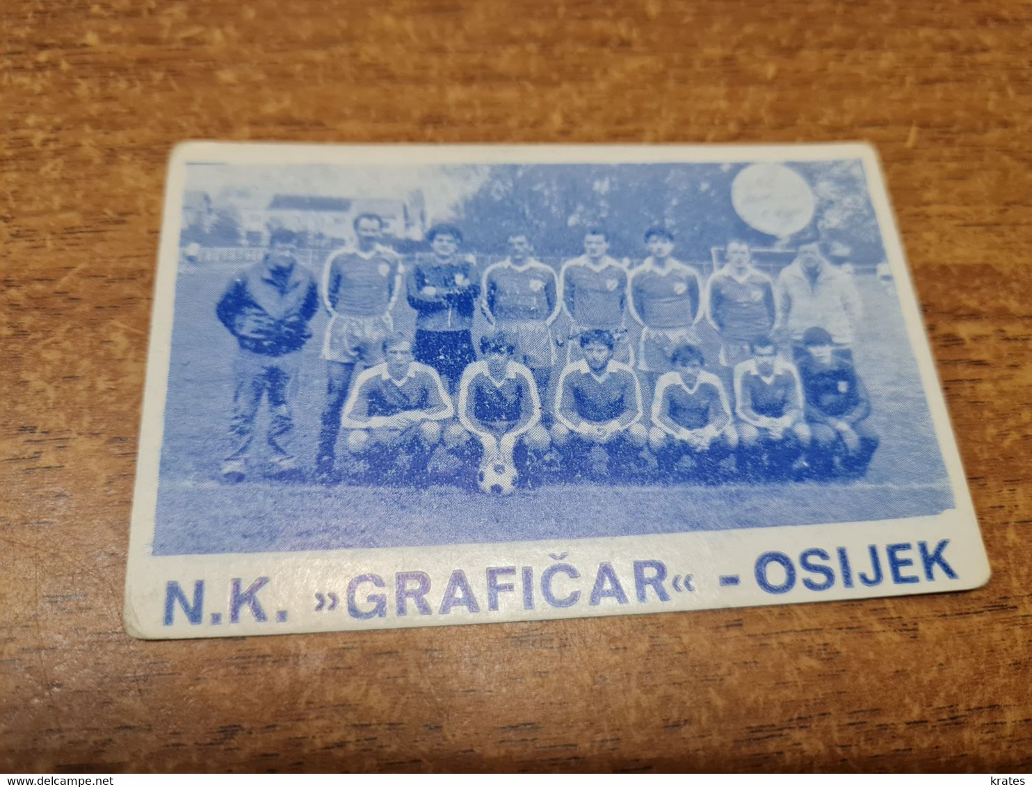 Old Pocket Calendars - Croatia, Soccer, NK Grafičar - Small : 1981-90