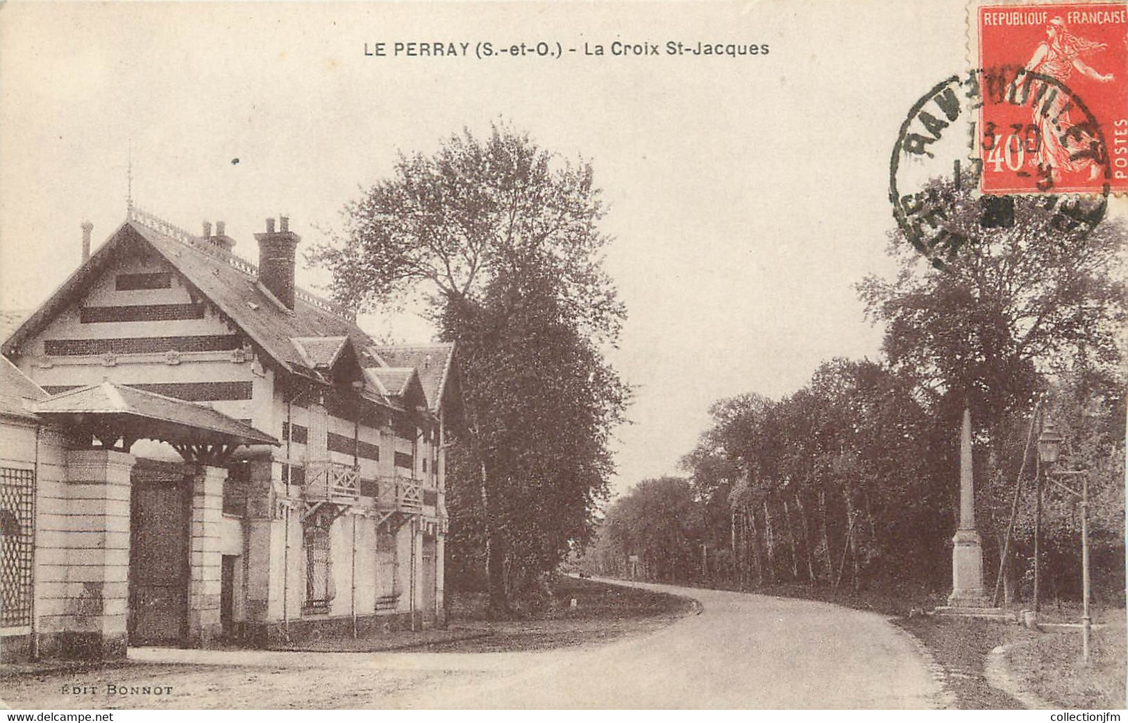 / CPA FRANCE 78 "Le Perray, La Croix Saint Jacques" - Le Perray En Yvelines