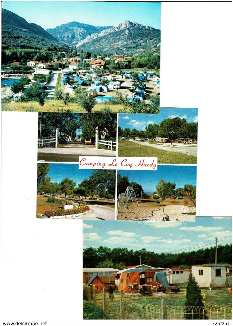 CAMPINGS / Lot 45 C.P.M. écrites - 5 - 99 Karten