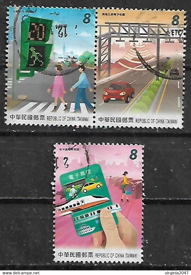 2019 Taiwan(china) Seguridad Vial 3v. - Used Stamps