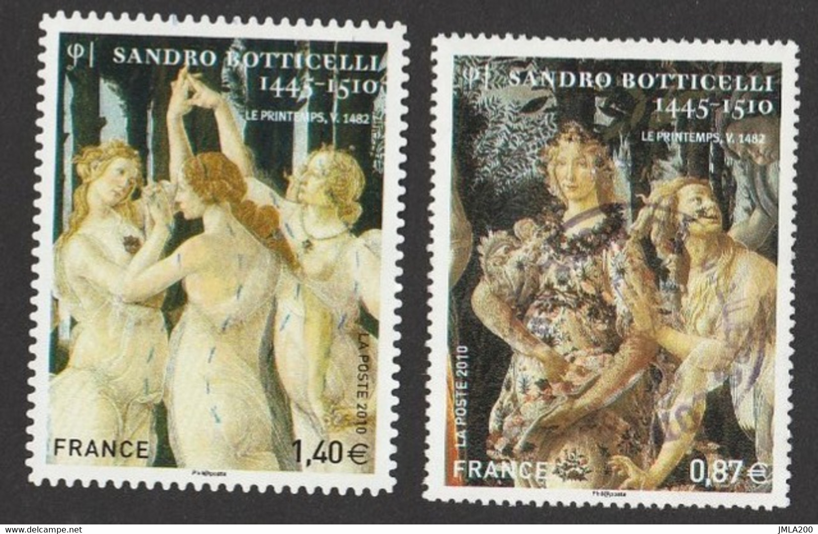 FRANCE 2010 Timbre Issu Du Bloc F4518 Sandro Botticelli Oblitéré - Used Stamps