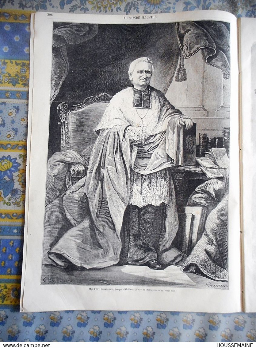 LE MONDE ILLUSTRE 28/12/1867 DUC DE LUYNES CHATEAU DAMPIERRE LONDRES EXPOSITION MAROC LONDRES ROUBAIX DILLIES TISSAGE - 1850 - 1899