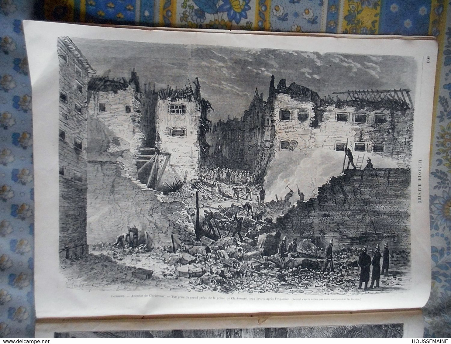 LE MONDE ILLUSTRE 28/12/1867 DUC DE LUYNES CHATEAU DAMPIERRE LONDRES EXPOSITION MAROC LONDRES ROUBAIX DILLIES TISSAGE - 1850 - 1899