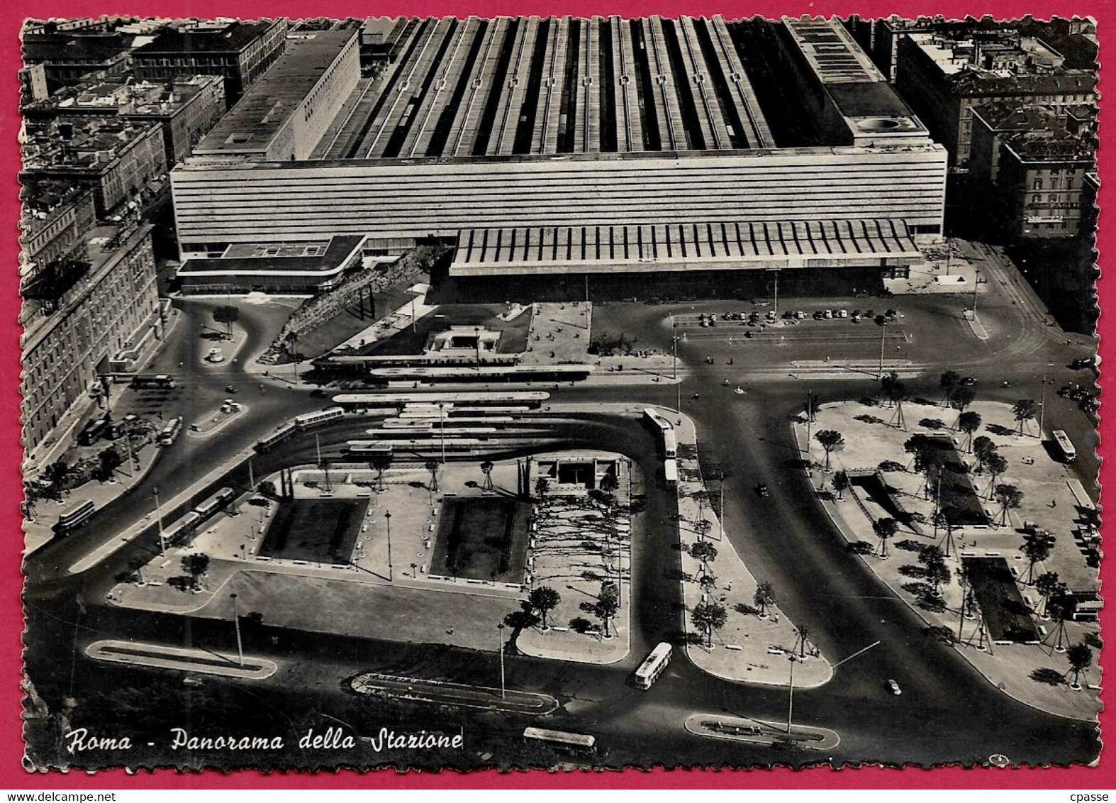 CPSM Italia ROMA - Panorama Della Stazione * Gare - Transports