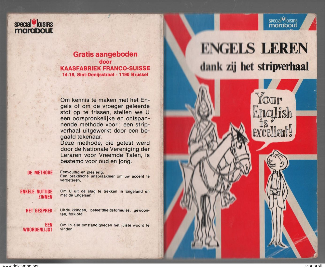 Marabout Spécial Loisirs Engels Leren Dank Zij Het Stripverhaal (Jijé (Joseph Gillain)) 1973 - Altri & Non Classificati