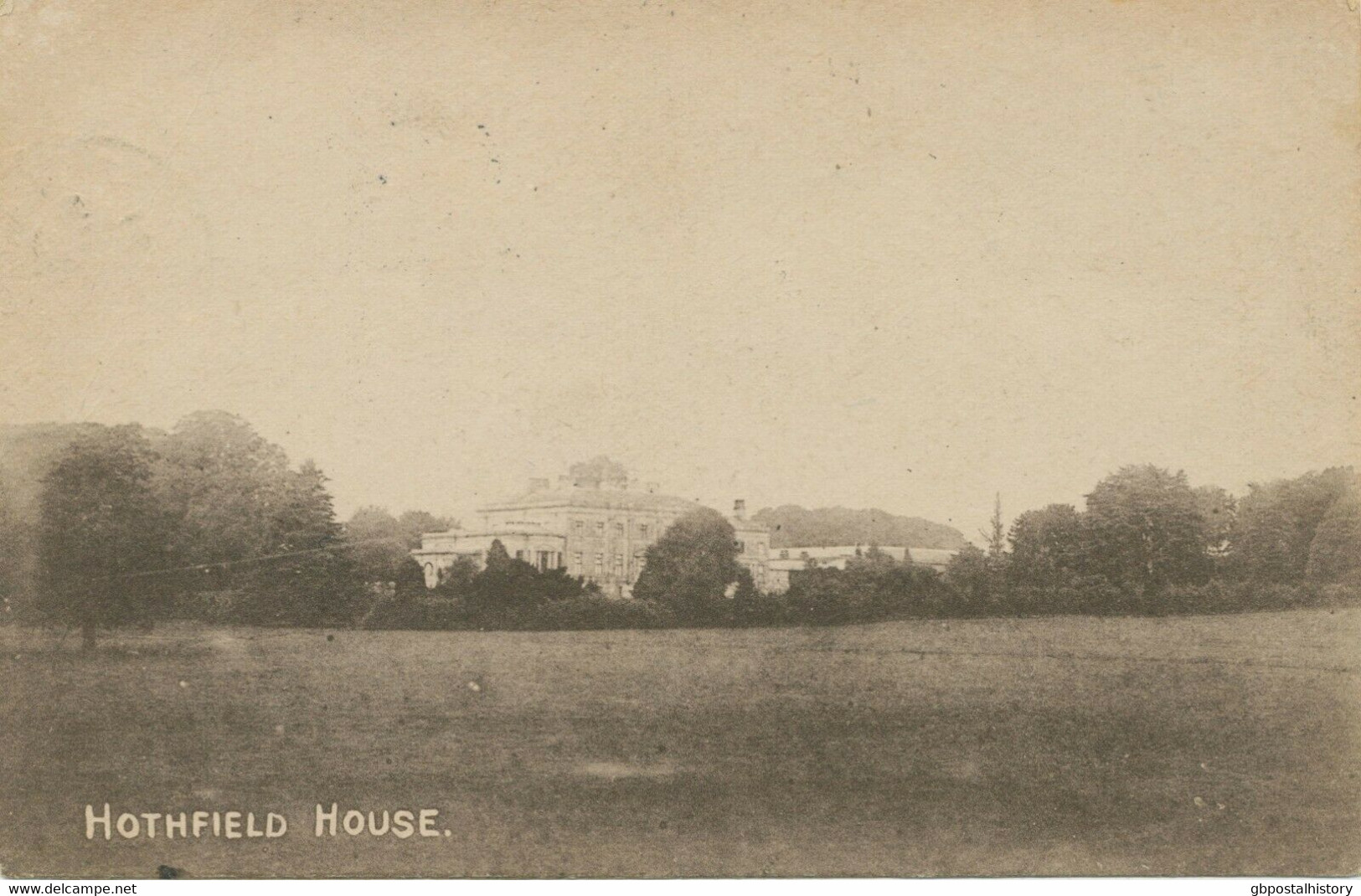 GB VILLAGE POSTMARKS "HOTHFIELD" (ASHFORD, Kent) CDS 24mm 1916 Pc HOTHFIELD House - Storia Postale