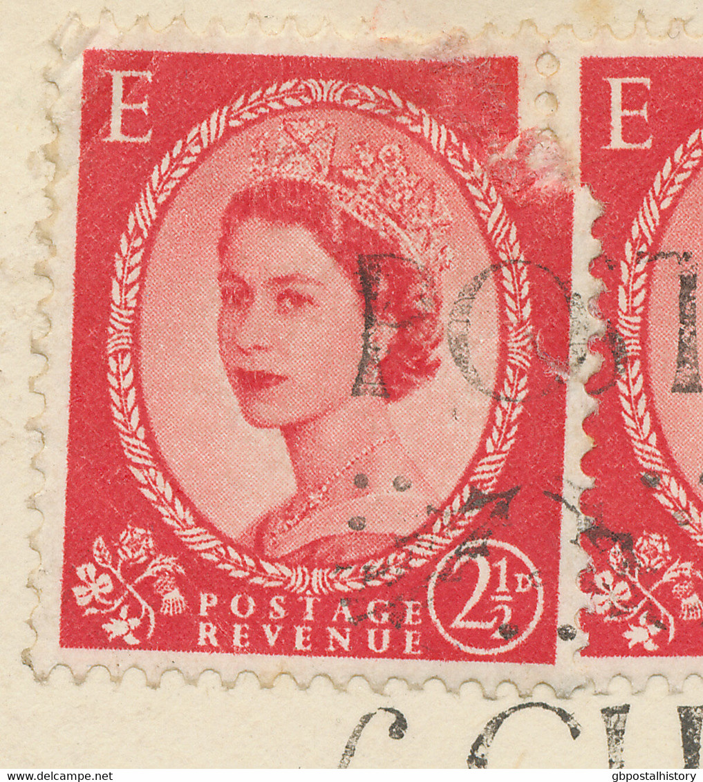 GB 1952 QEII 1 1/2d + 2 1/2d (2 X) FDC "WARWICK & LEAMINGTON SPA / POST EARLY - 1952-1971 Pre-Decimal Issues