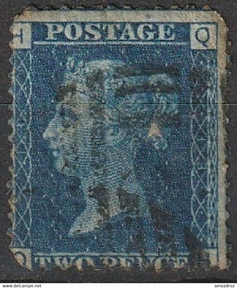 Grande Bretagne 1858-1864 N° 27 Queen Victoria Planche 13 Second Choix (H5) - Used Stamps