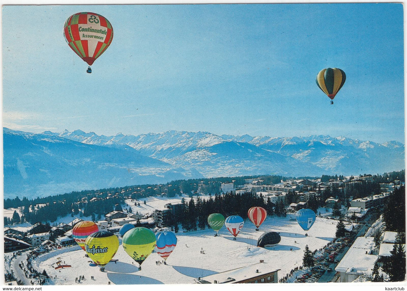 8619 - Crans-Montana - Journée Des Montgolfières  - (Suisse/Schweiz) Hot Air Ballons / Luftballon - Crans