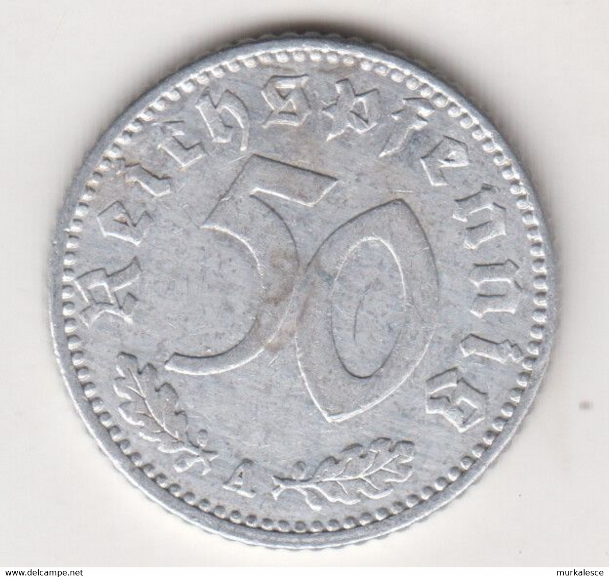 R----26   DRITTES  REICH  50  REICHSPFENNIG  1941  A   FEHLPRAGUNG  DD  SELTEN - 50 Reichspfennig